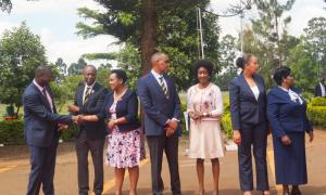 Waiting for guest of honor