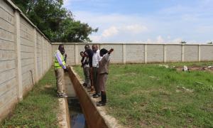 Site Inspection and Meeting for Proposed Construction of Office Block for Lake Victoria Basin Commission Headquarters Phase II – Progress at 77%