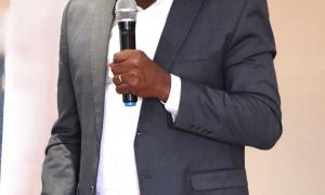 Works Secretary Qs Nicholas Mutua addressing HoDs and new Officers in Kitui, Makueni and Machakos Counties